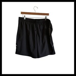 Balance Collection Mens XL Black Athletic Running Shorts Drawstring NWT